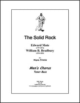 The Solid Rock TB choral sheet music cover